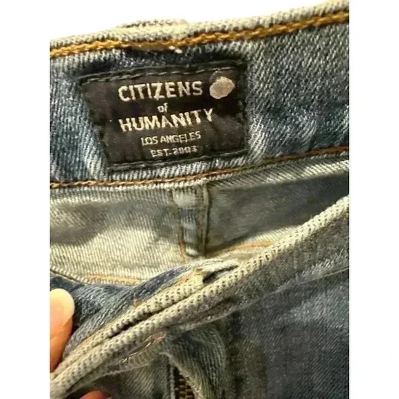 - Citizens Of Humanity Men's SID Regular Straight Jeans Size 33, Pre-Owned - Picture 3 of 6